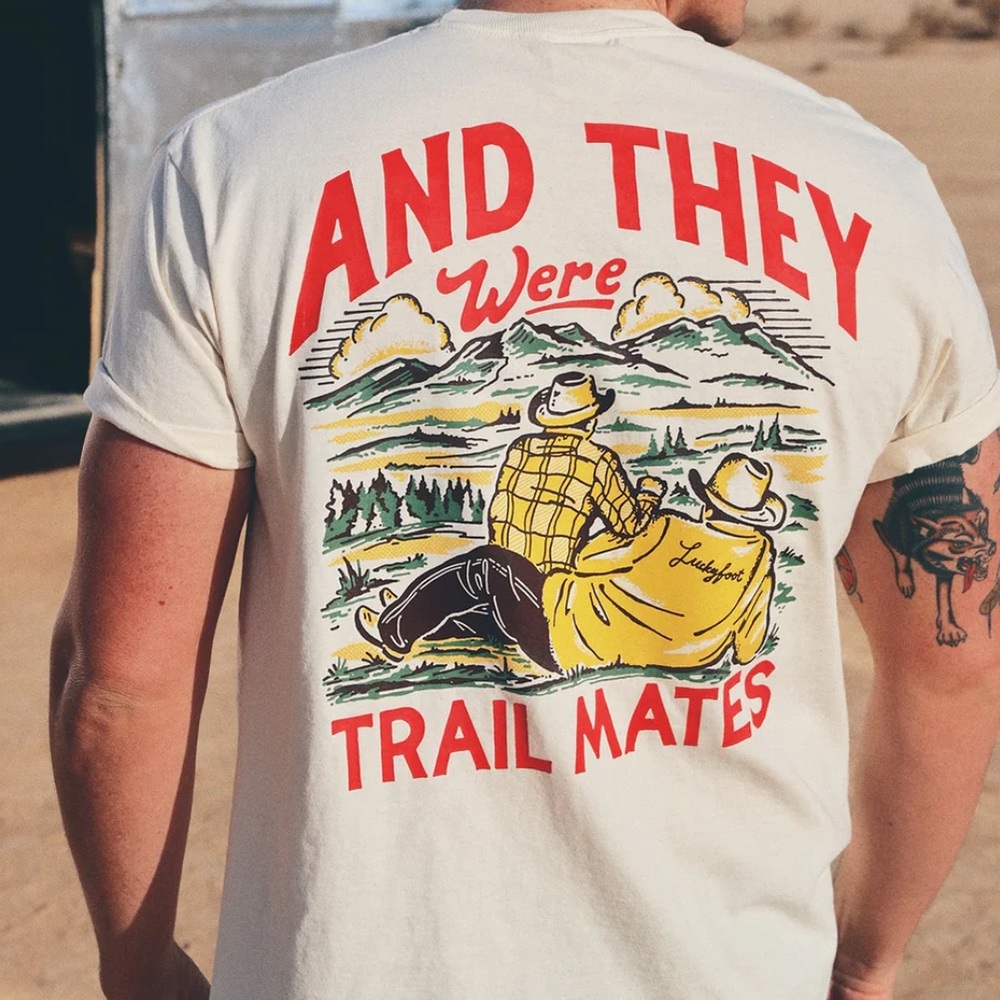 LuckyFoot “And They Were Trailmates” Graphic Tee